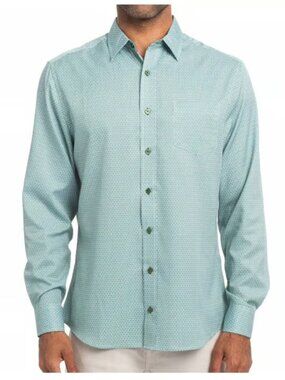 NEW - Nick Graham Performance Long Sleeve Woven Sport Shirt XS